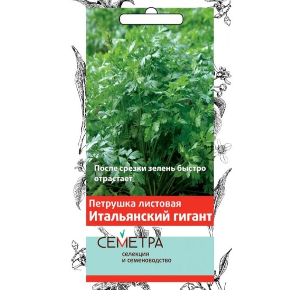 Семена Петрушка листовая Итальянский гигант