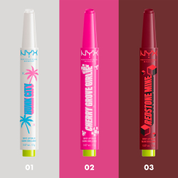 NYX Professional Makeup A Minecraft Movie - Бальзам для губ оттенок Cherry Grove Girlie, 2 g