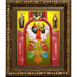 Ключ Разумения. Икона Божьей Матери на холсте.