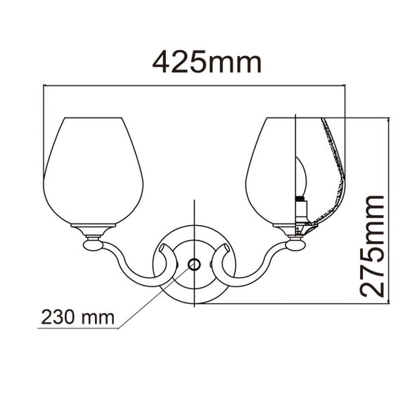 Бра Chiaro Палермо 386026602