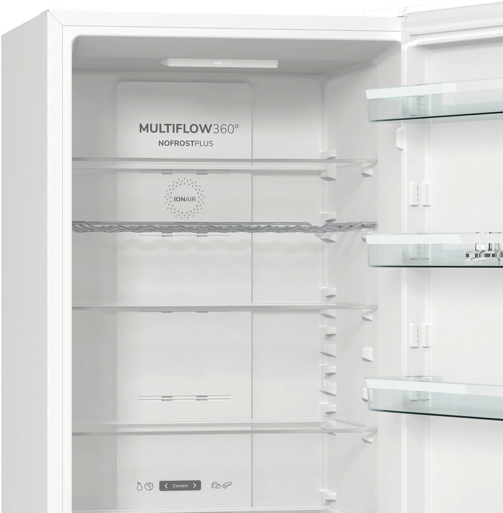 Отдельностоящий двухкамерный холодильник Gorenje NRK6202AW4