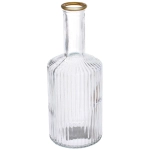 Ваза стеклянная «Амфора» 21,5*8см прозрачная