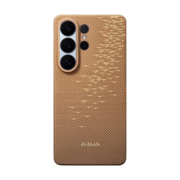 Чехол Pitaka Edge Case для Samsung S26 Ultra, Золотой блик | Golden Glint