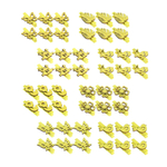 Декор на прищепке 5см МДФ желтый INBLOOM