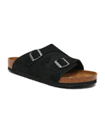 Шлепанцы кожаные zürich vl Birkenstock - черный(1025045)