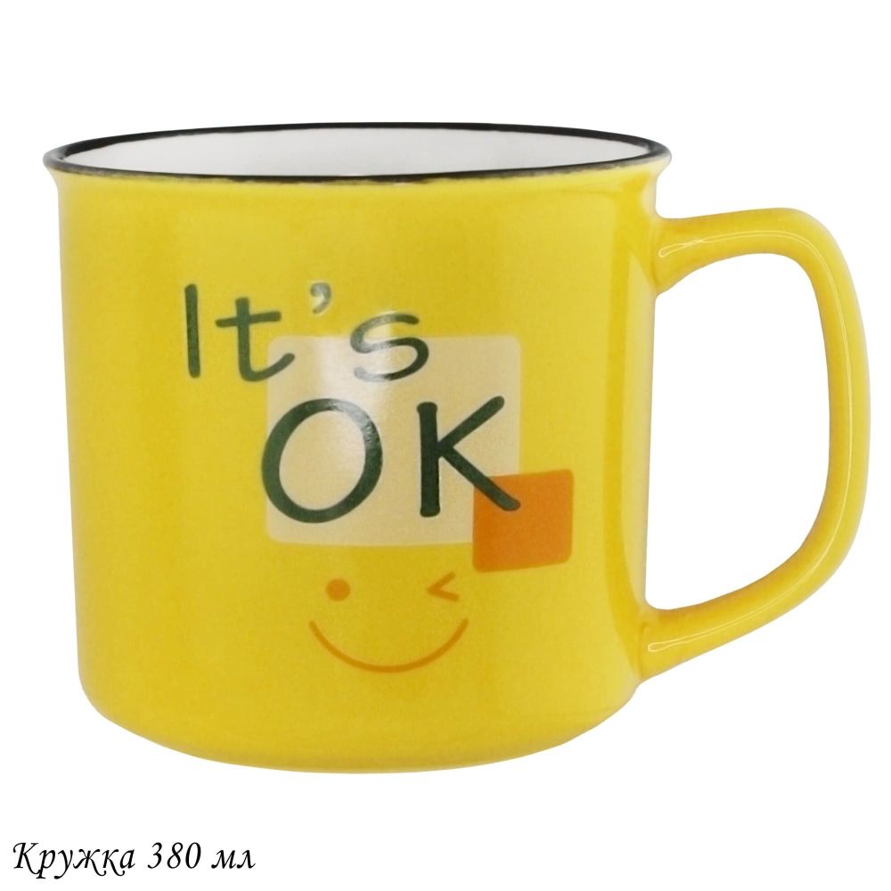 Lenardi 315-018 Кружка 380мл в под.уп.(х48)Фарфор