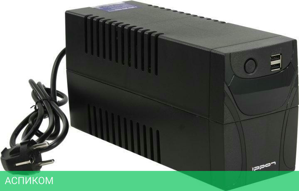 Источник бесперебойного питания Ippon Back Power Pro II 800 черный (1030309)