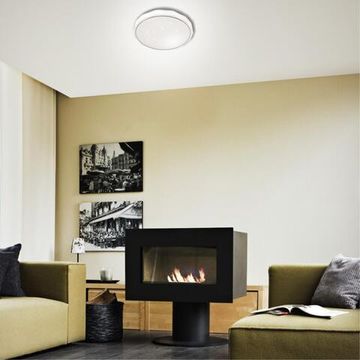 2045/DL PALE SN 000 Светильник пластик/белый/прозрачный LED 48Вт 4000K D400 IP43 GINO