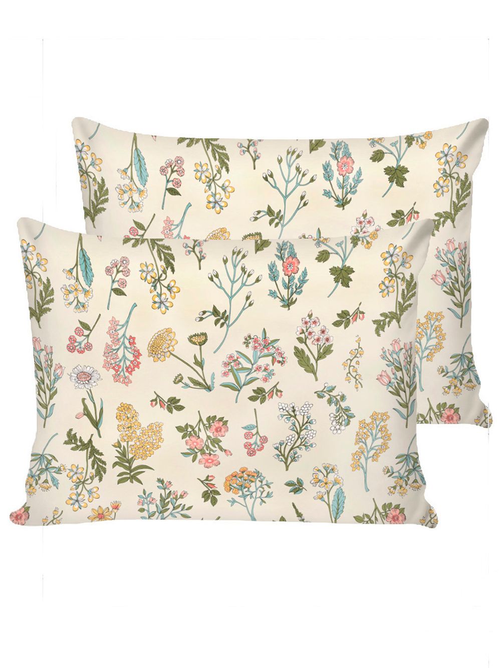 Постельное белье "Botany" евро наволочки 50х70 2шт Простынь на резинке 180х200 см Пододеяльник 200х215 см Сказка сатин