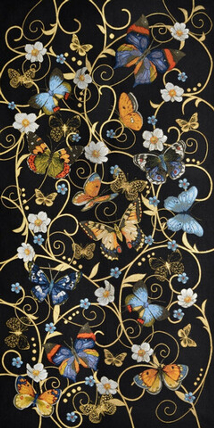 Гобеленовая картина "D. МОТЫЛЬКИ" в багетной раме, Россия.
