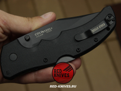Нож Cold Steel Recon 1 LTW - рукоять черный нейлон, клинок черный RK/Н16