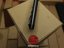 Нож Microtech BLK LUDT Gen III Standard S/E - клинок серый, черная рукоять