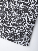 Футболка с капюшоном и карманами "Граффити"