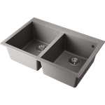 Мойка Omoikiri Bosen 80-2-GR Tetogranit/leningrad grey