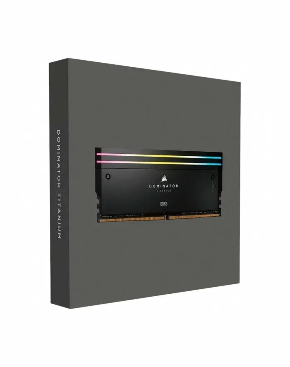 Оперативная память CORSAIR Dominator Titanium RGB, 32 Гб DDR5 (2x16 Гб), CL32, 6400 МГц, (CMP32GX5M2B6400C32)