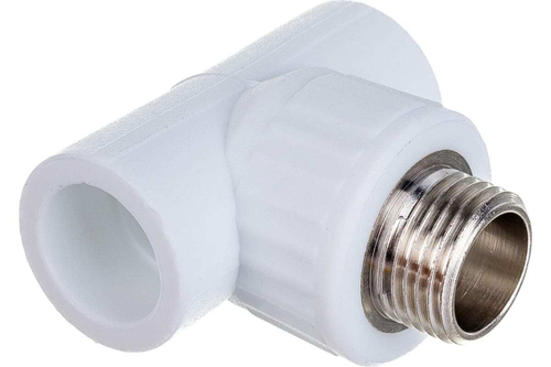 AS Тройник комбинированный 20х1/2 М наружная полипропилен