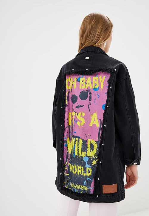 LIGVIANNI Джинсовая куртка Denim Jacket Oh Baby It's a Wild World