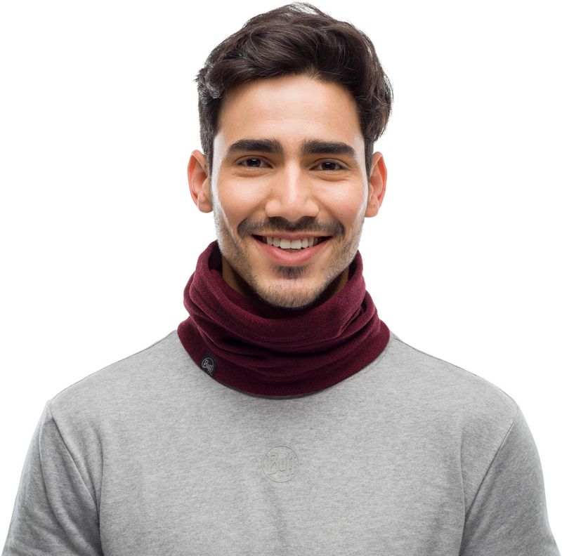 Шарф-труба с флисом двухсторонний Buff Polar Neckwarmer Maroon Htr Фото 2