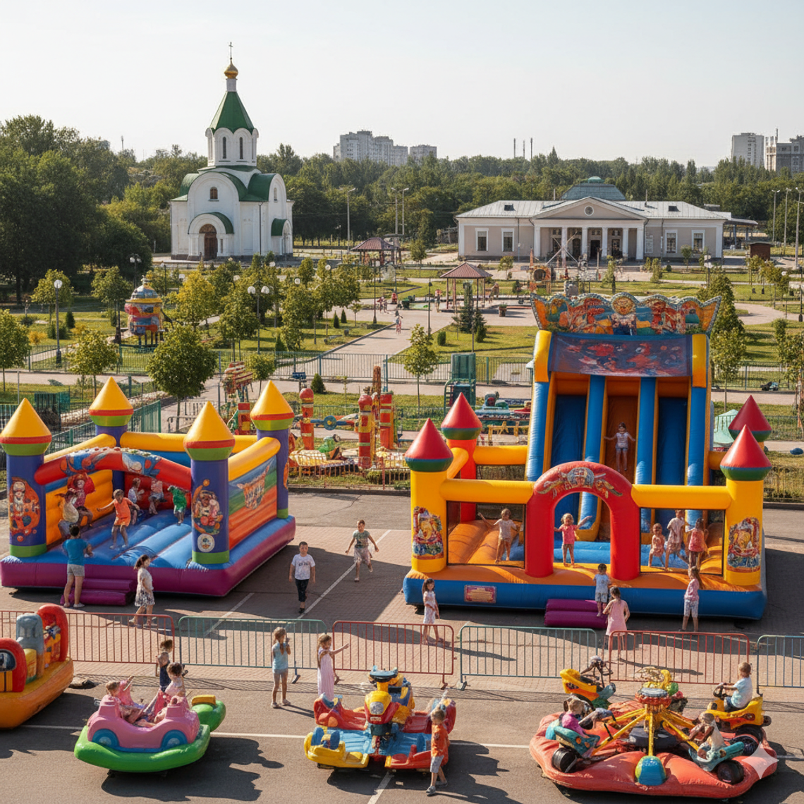 Надувной батут купить в Каменске-Шахтинском недорого