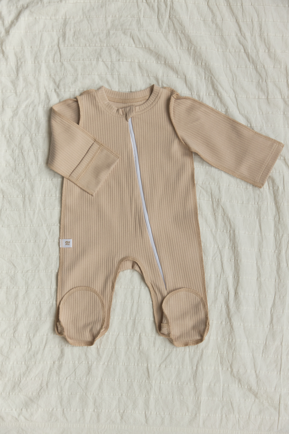 Комплект на выписку Зайчики с горшочками (хаки)/Шалфей (5 предметов)