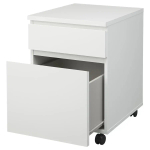 Комод на колёсиках - IKEA MALM/МАЛЬМ ИКЕА, 59х51х42 см, белый