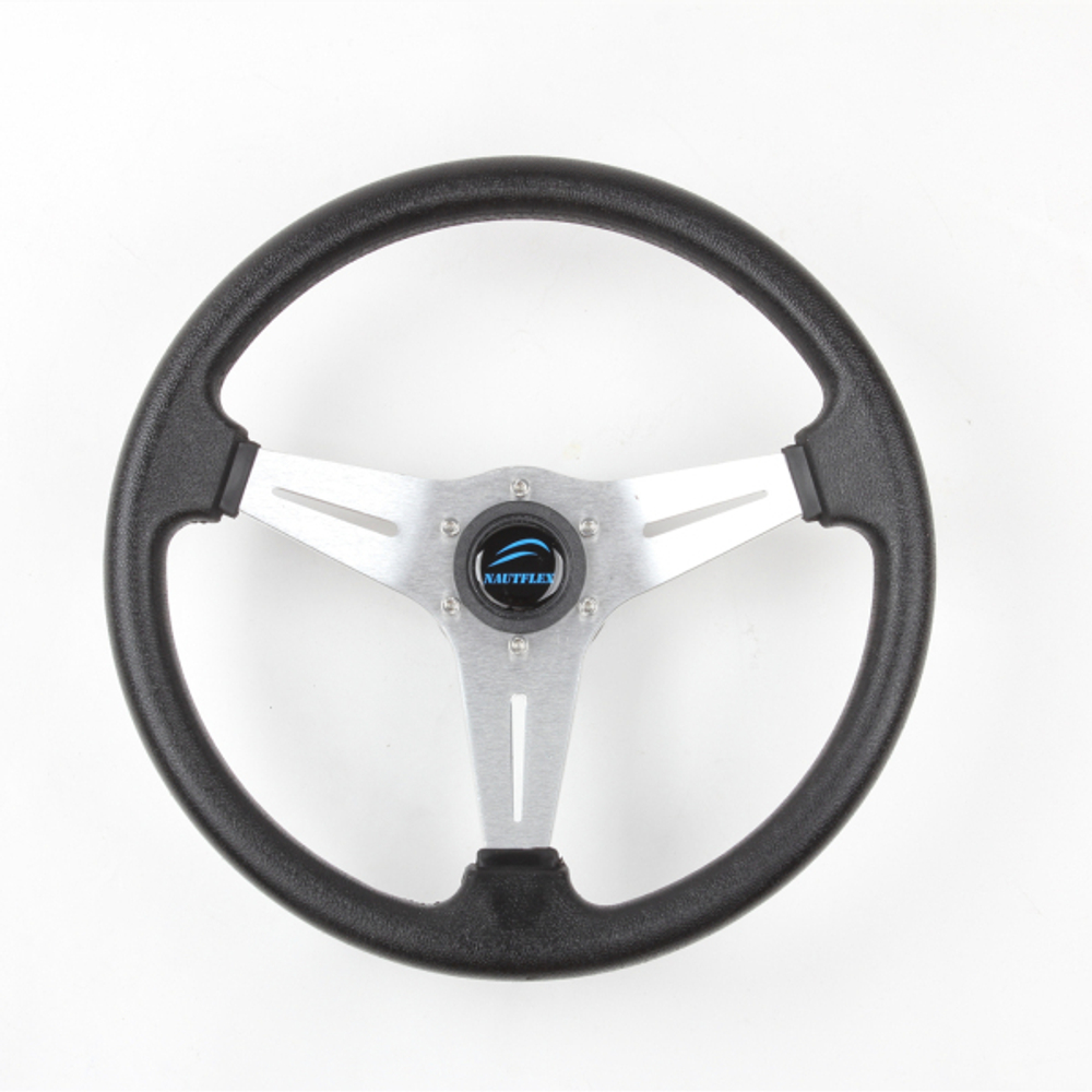 Штурвал NAUTFLEX Sport, d340mm, 161-A15X (алюминий + PU черный)