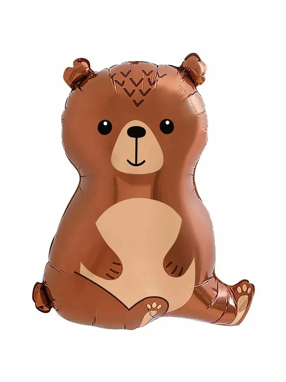 Шар (26""/66 см) Фигура, Лесной Медведь, 1 шт. Ж3