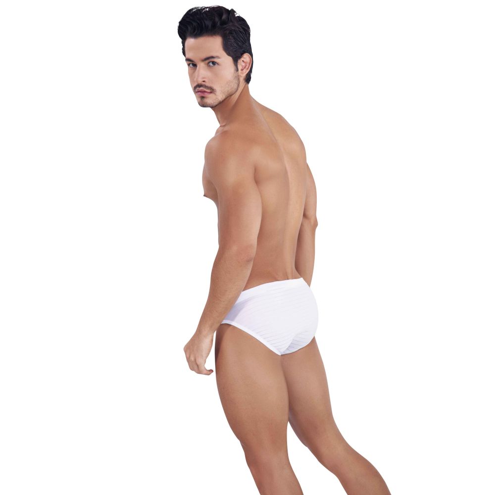 Мужские трусы брифы белые Clever SAINTED BRIEF 144901