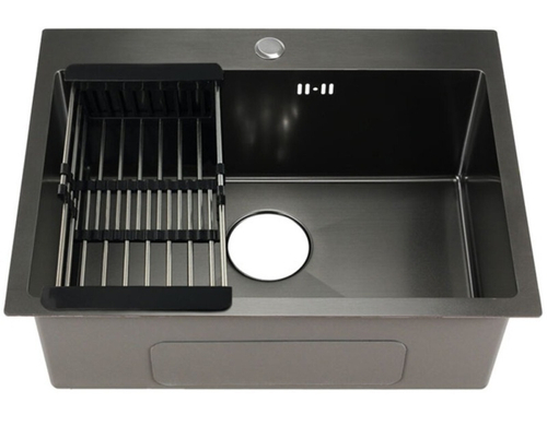 Мойка VENERA LUX/OUTE кухонная 600*500*210 ГРАФИТ VL6050G