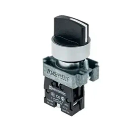 Переключатель, короткая ручка, черный, 2 положения, 1NO, с фиксацией, металл MTB2-BDZ112 арт.: 54254