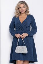 Платье праздничное Загадай желание (джинс) П14467-49М LT Collection
