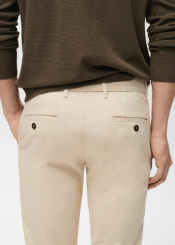Укороченные брюки-чинос Prato tapered fit