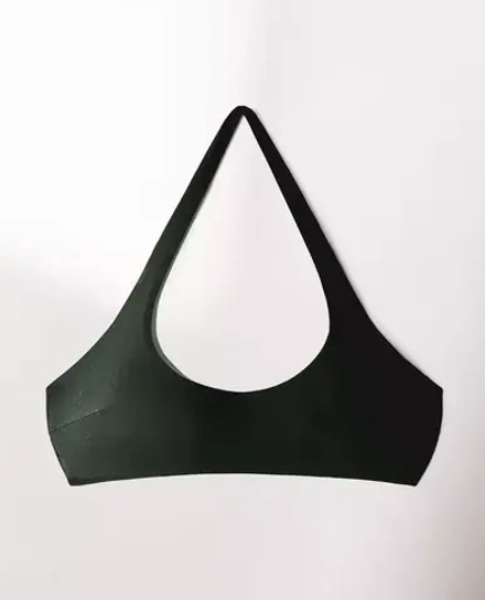 ZARA HOME ТОП БИКИНИ-ХАЛТЕР, ЗЕЛЕНЫЙ