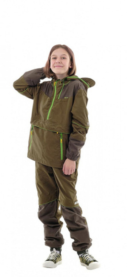 Костюм противоэнцефалитный «Элит Барьер» для детей (хаки/салатовый)