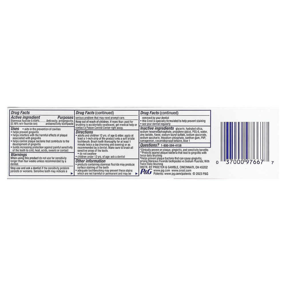 Crest, Pro-Health Advanced, зубная паста с фтором, глубокое очищение и мята, 144 г (5,1 унции)