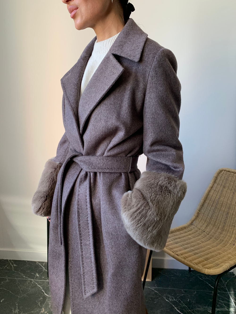 Кашемировое пальто MaxMara, S/M оригинал