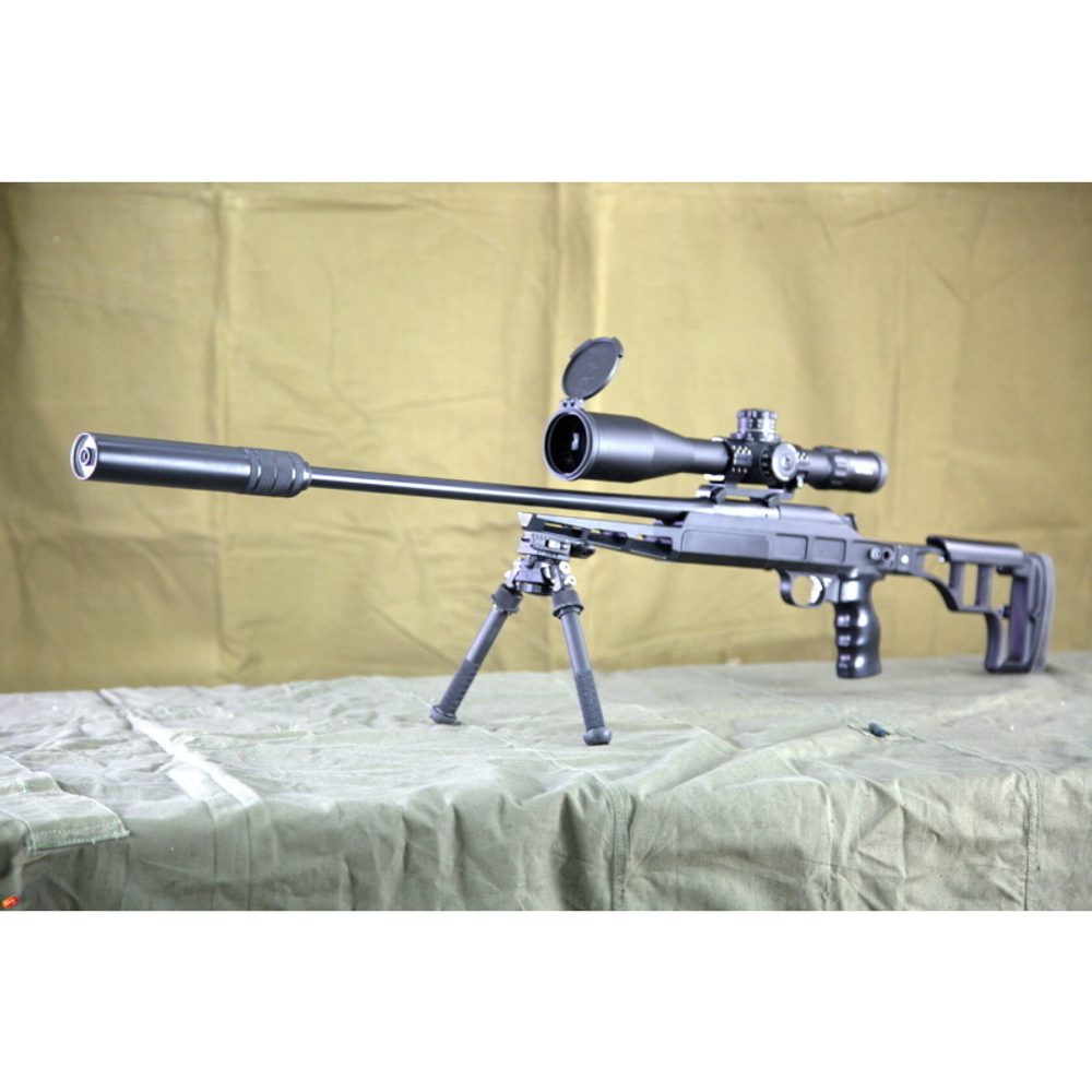 ДТКП закрытого типа RD Standart для карабинов CZ 457, CZ 455, Anschutz (.22LR, 1/2"x20) Титан, Русский дракон