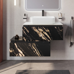 Мебель для ванной со столешницей и накладной раковиной Cezares SLIDER 80 Черный фьюжн SLIDER-800-1C-SO-NF-P