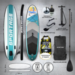 SUP-доска для плавания Travel, 320*80*15 см + 4 аксессуара, до 150 кг Sportage