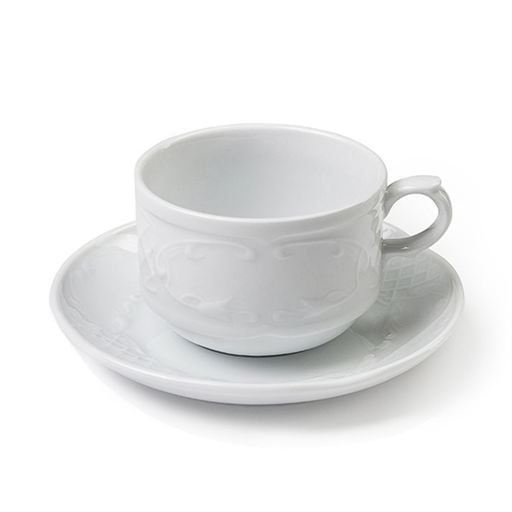 Чайная пара FLORA WHITE 220 мл Gural Чайная пара FLORA WHITE 220 мл Gural
