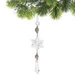 Подвеска «Ледяная сказка» 5,5*19 см, Белый
