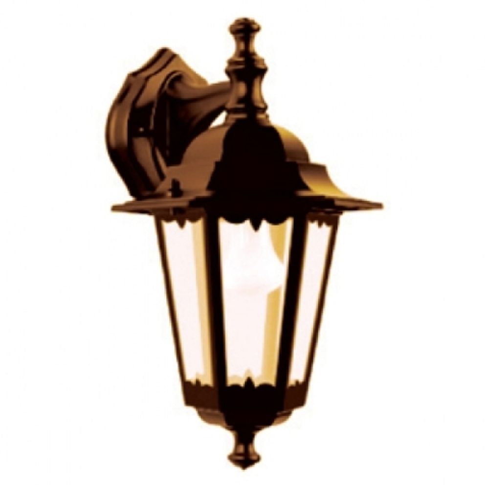 Светильник садово-парковый  шестигр.60Вт вниз TDM бронза