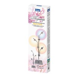 ULM-T640 3x2W-3000K CHROME MULTICOLOR Торшер напольный светодиодный. c регулировкой наклона. с линзами. Сменные светофильтры в-к. Механический выключатель. Металл. Хром. ТМ Uniel