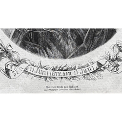 Гравированный портрет Императора Петра I по оригиналу Ф. Мейера. 1872 г.