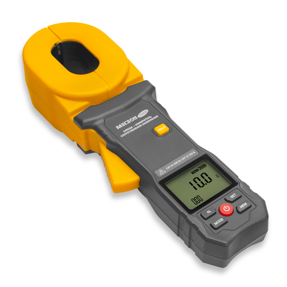 Клещи - измеритель сопротивления заземления МЕГЕОН 70100