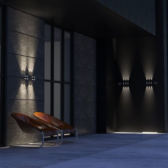 358573 STREET NT21 375 темно-серый Ландшафтный настенный светильник IP54 LED 4000K 12W 85-265V CALLE