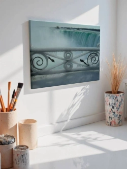 Картина на стену 40 X 50 Водопад зимой