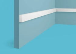 Рейка 1750мм, 25х12мм, RX Экополимер Evroplint ударопрочный VR201 плинтус