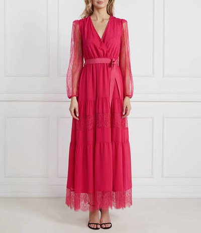 Кружевное платье TWINSET - розовый(241TE2121)