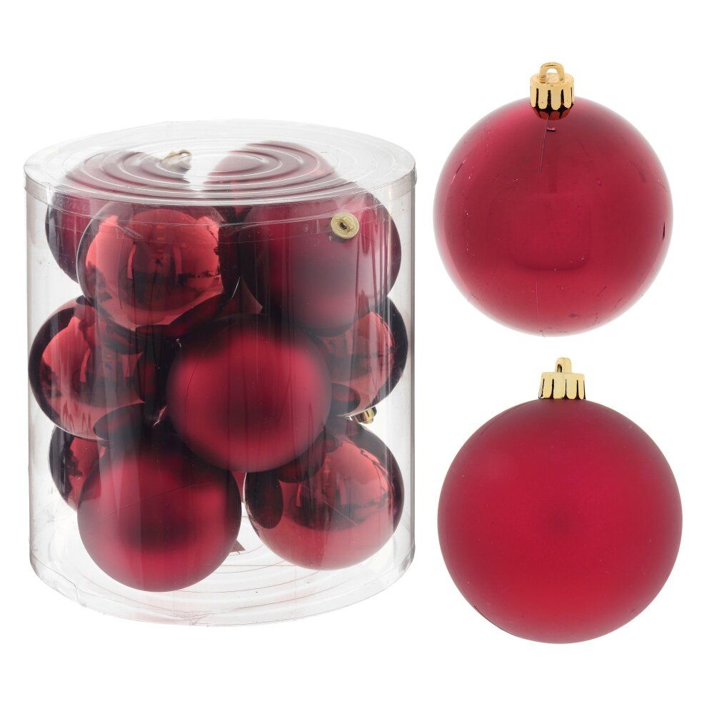 GAEM Набор из 12шт Украшение новогоднее "Шар", D 8 см, L8 W8 H9 см
